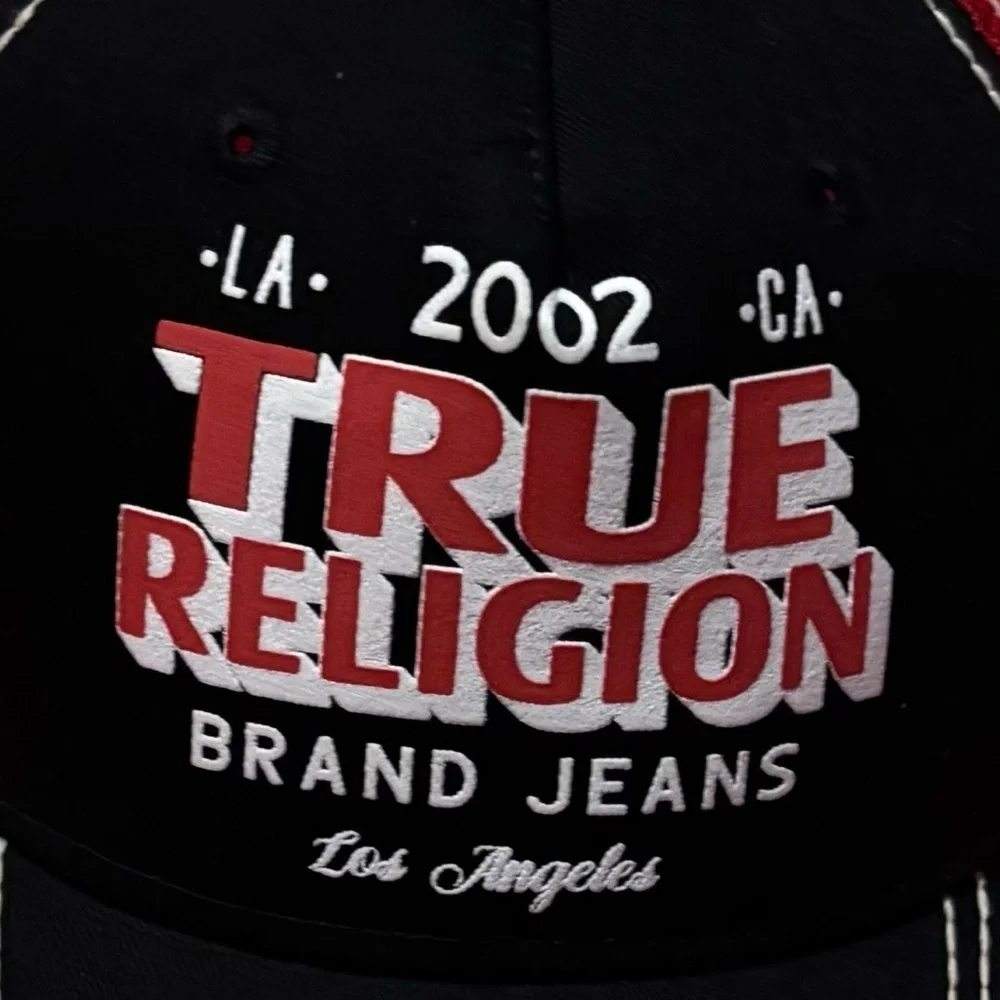 True Religion Trucker Logo Adjustable Cap